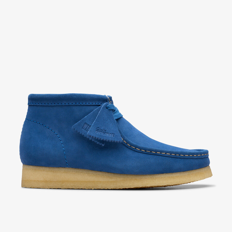 wallabee laars - blauw suède