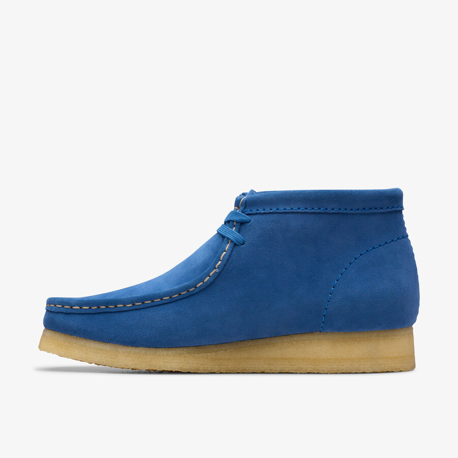 wallabee laars - blauw suède