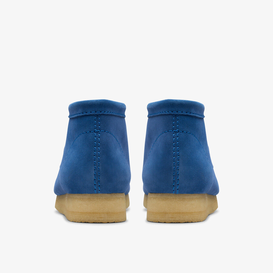 wallabee laars - blauw suède