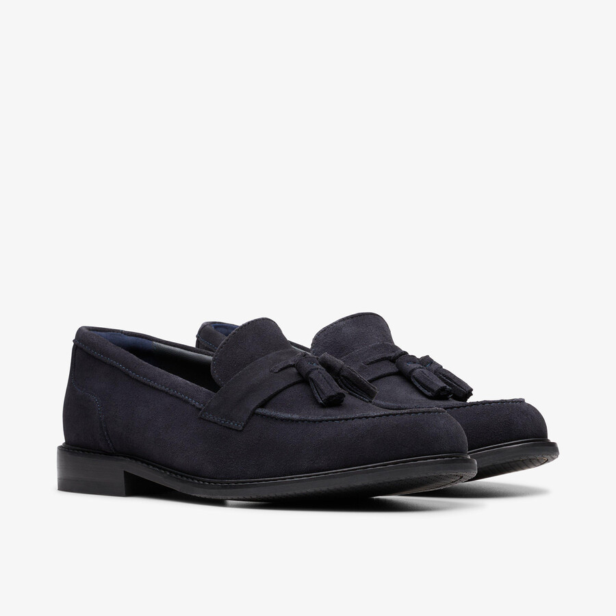 craft arlo step - marineblauw suède