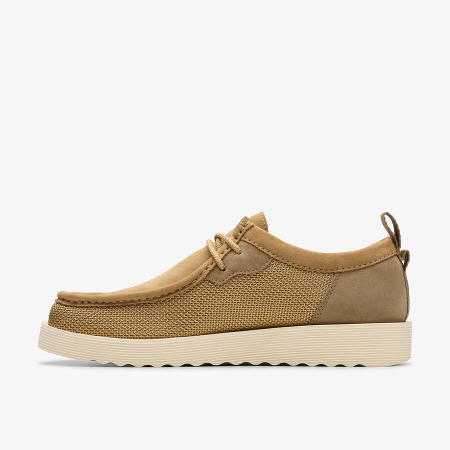 wallabee ftr 2 lo - donker zand combinatie