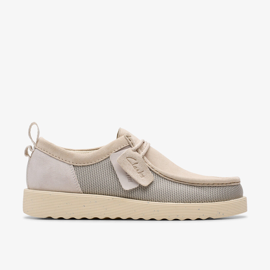wallabee ftr 2 lo - witte combinatie