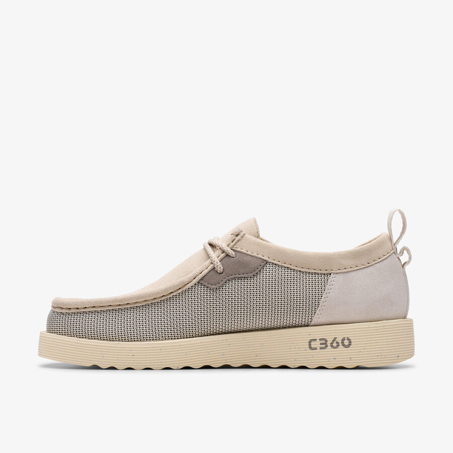wallabee ftr 2 lo - witte combinatie