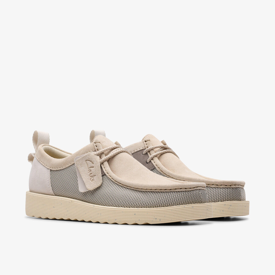 wallabee ftr 2 lo - witte combinatie