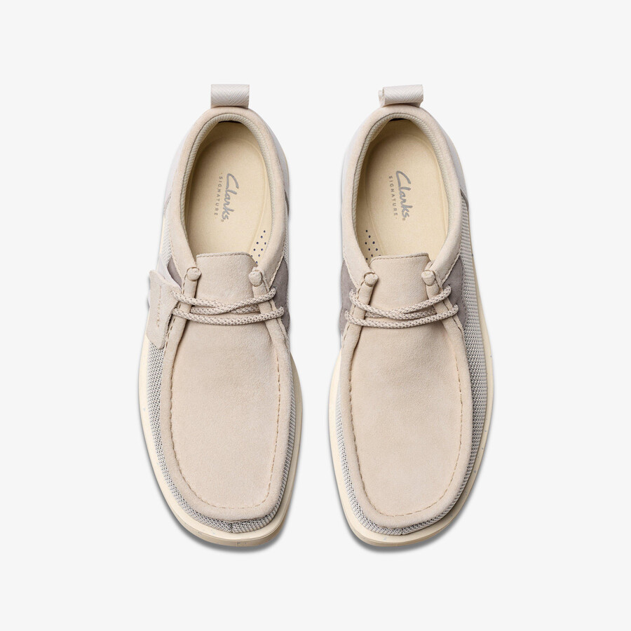 wallabee ftr 2 lo - witte combinatie