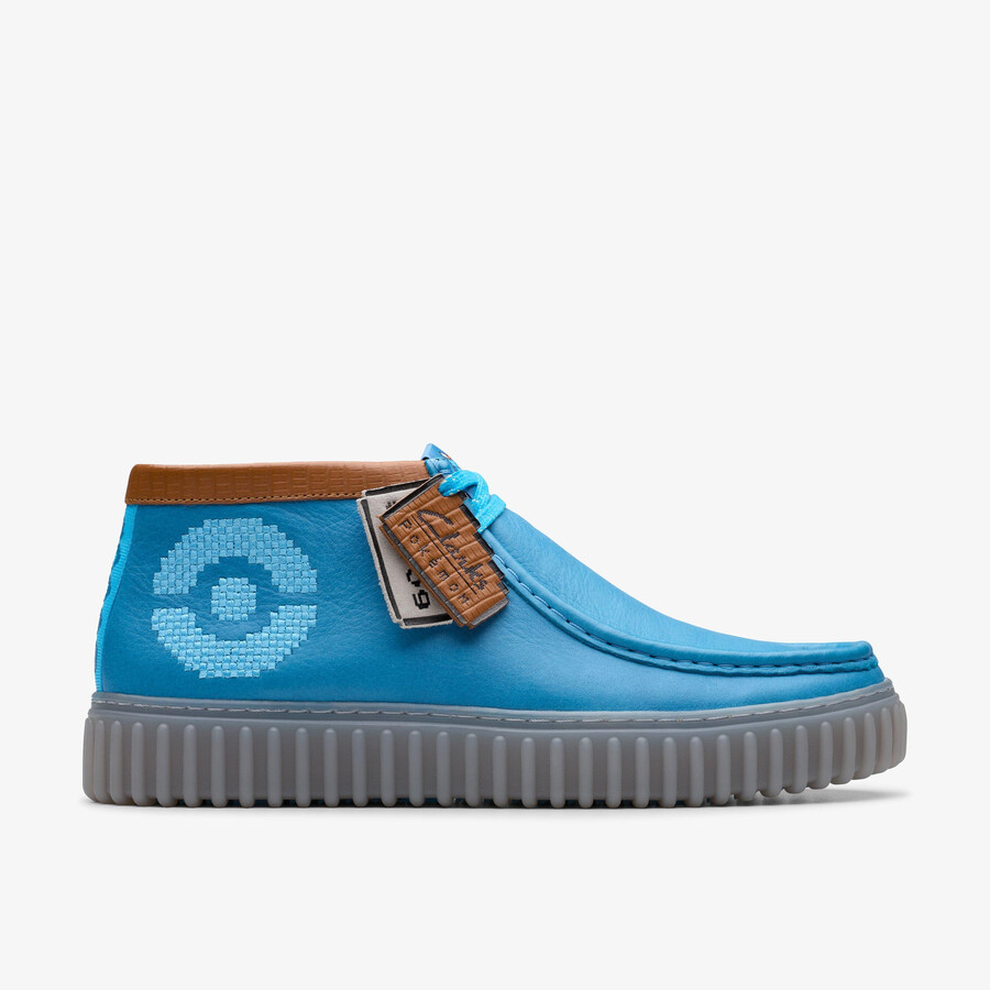 torhill explore - blauw leer