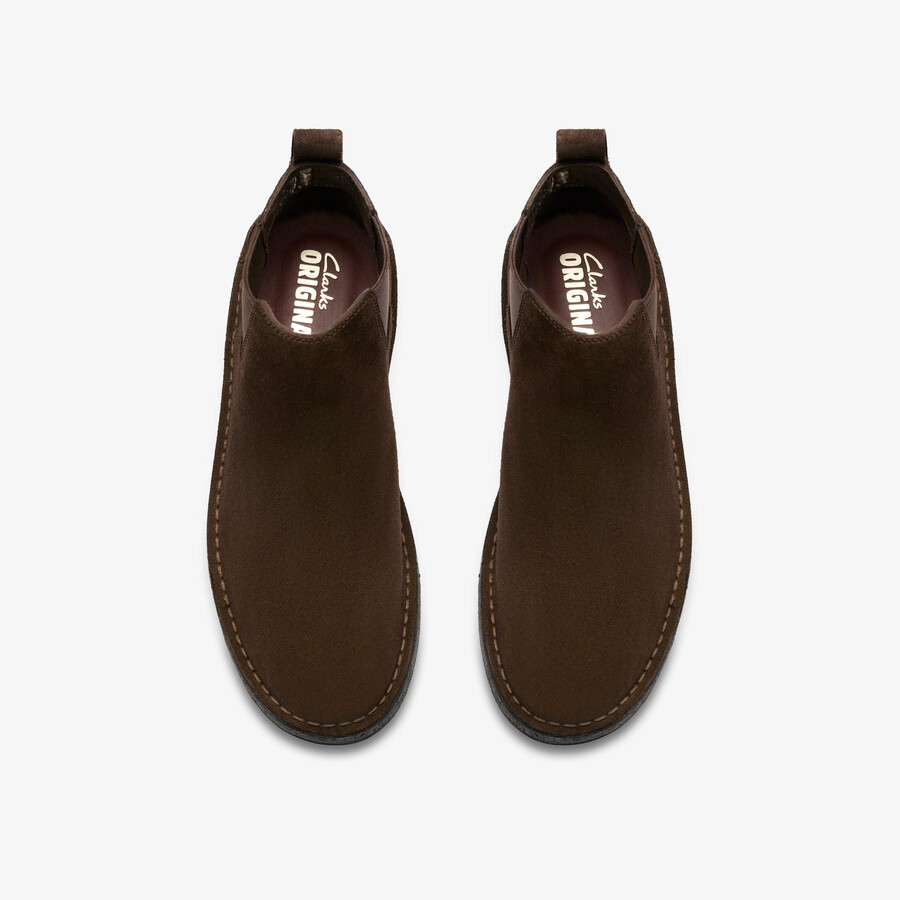 desert chelsea - donkerbruin suède