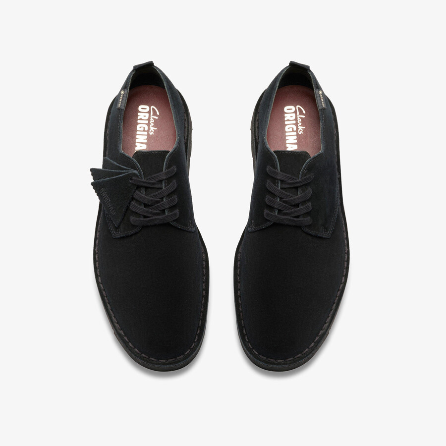 desert london gore-tex - zwart suède