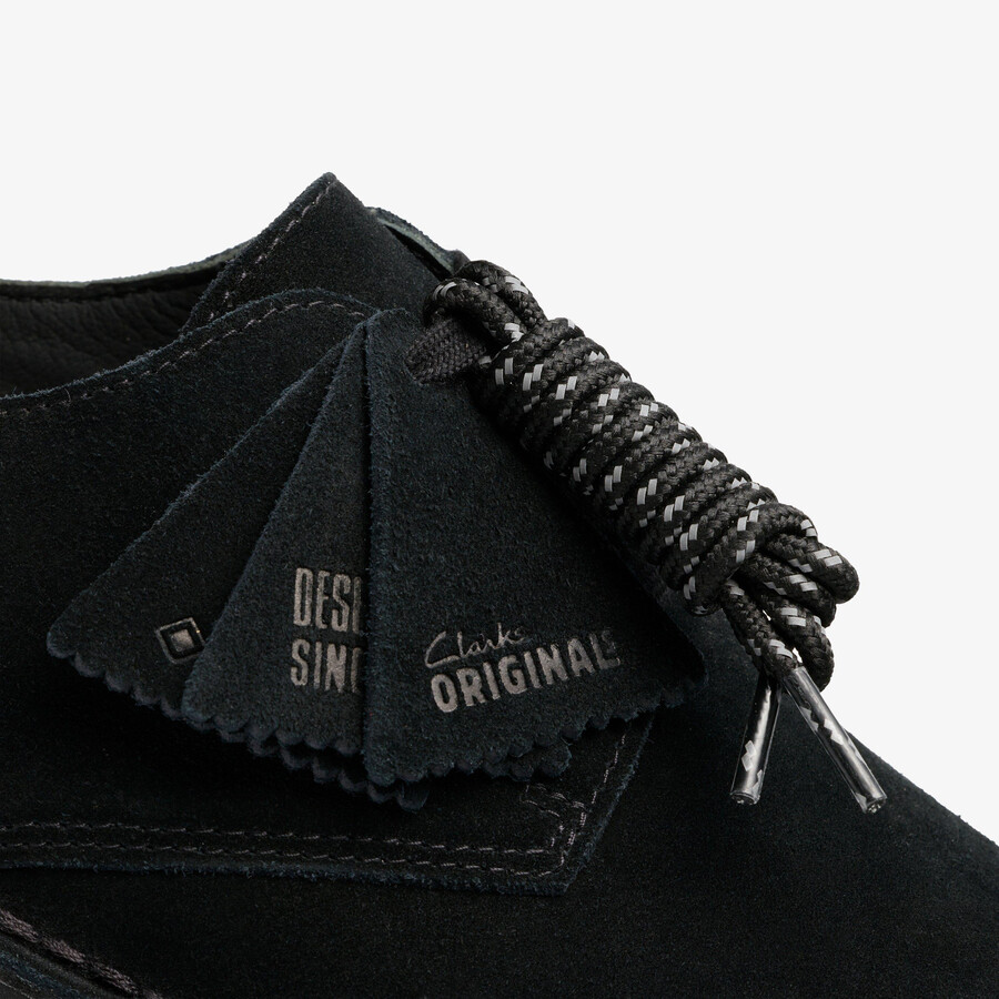desert london gore-tex - zwart suède
