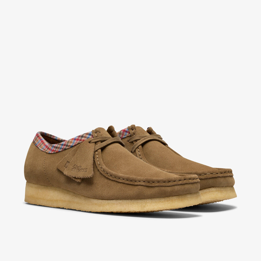 wallabee - donker taupe combinatie