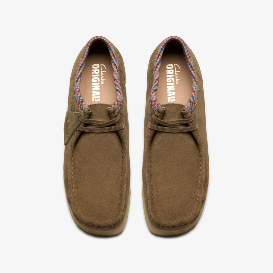 wallabee - donker taupe combinatie