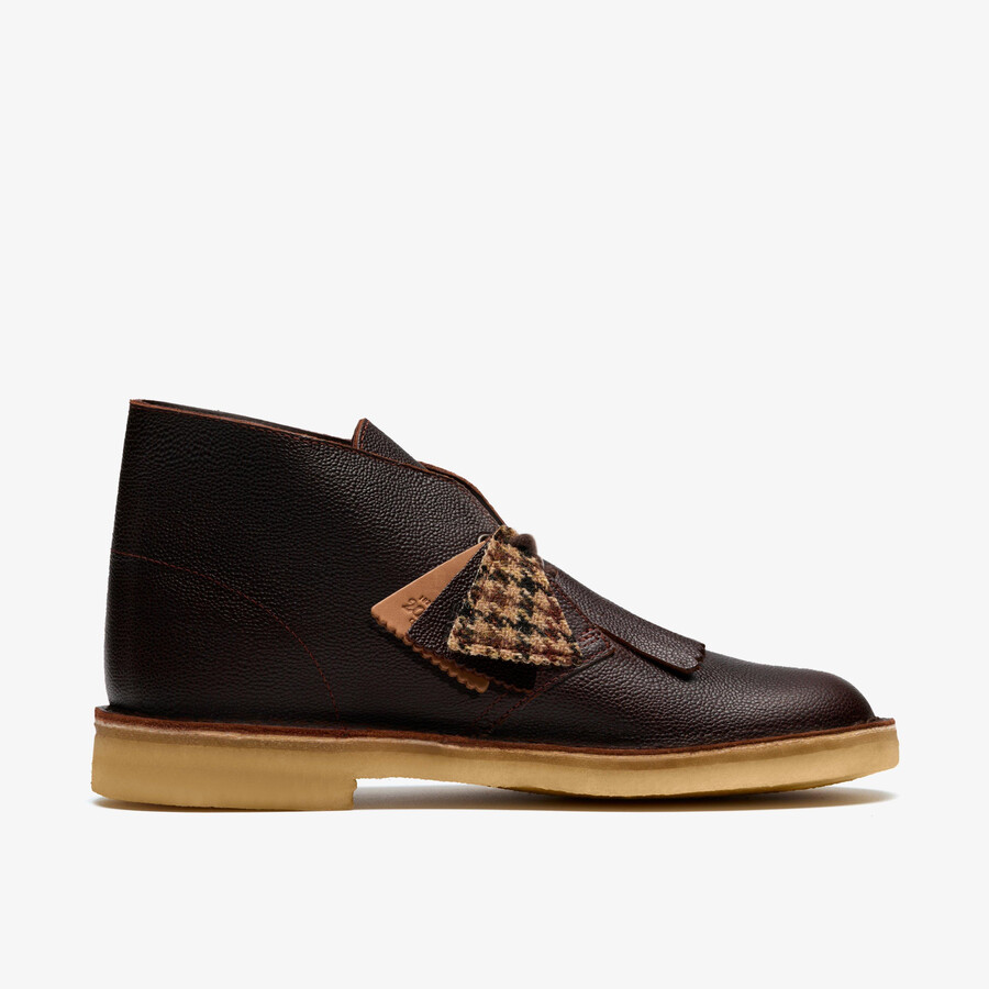 desert boot - bruin schots grainleer