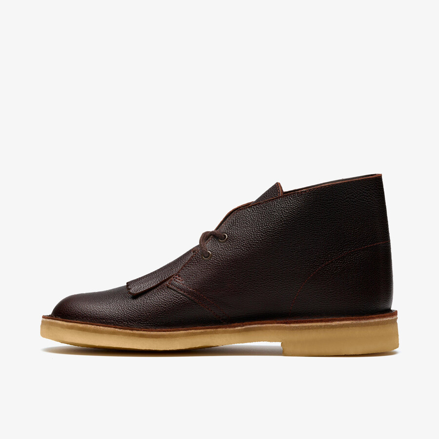 desert boot - bruin schots grainleer