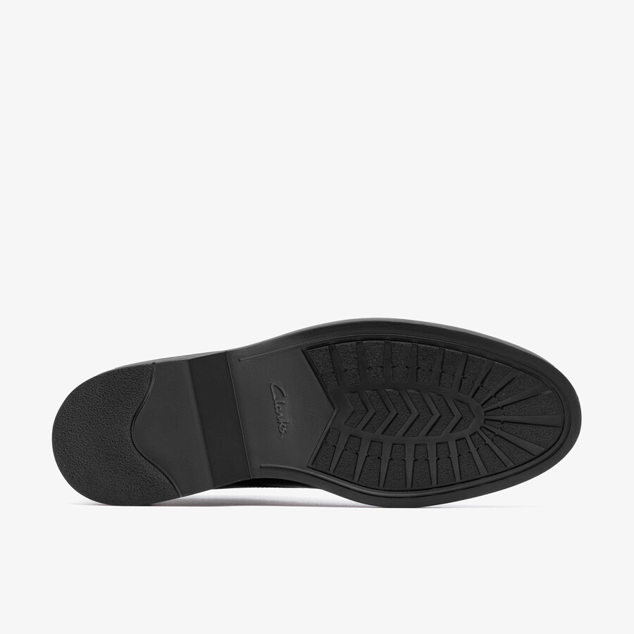 aldwin mid gore-tex - zwart leer