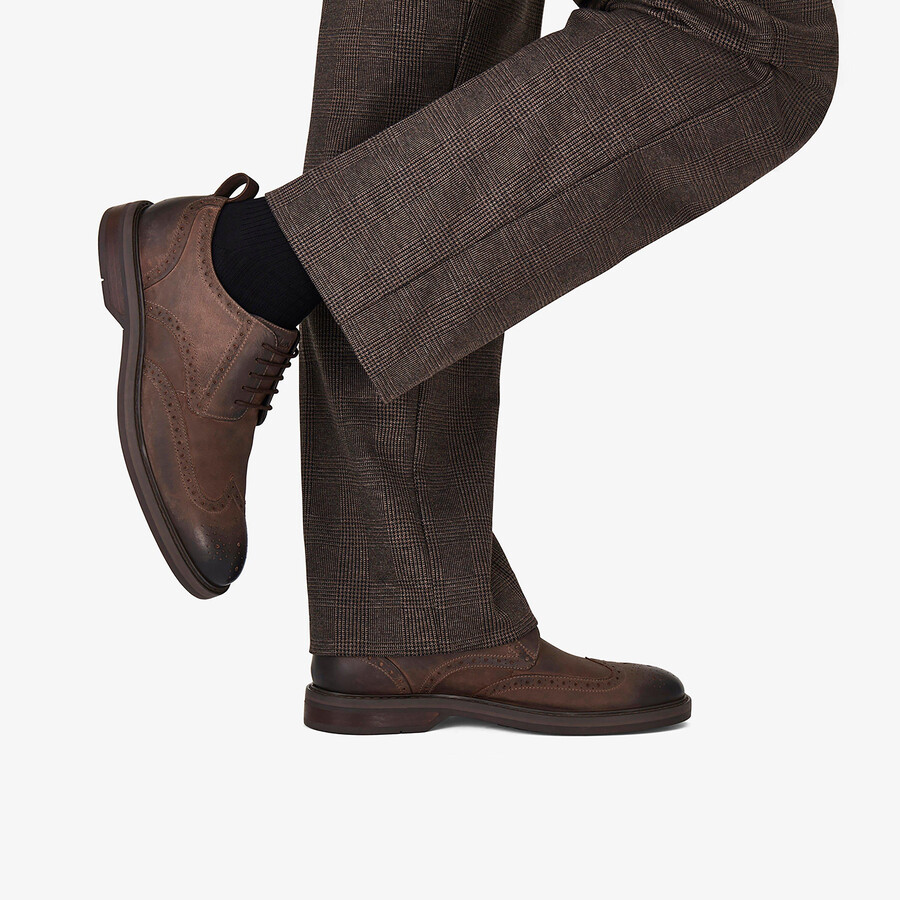 aldwin limit brogue - bruin leer