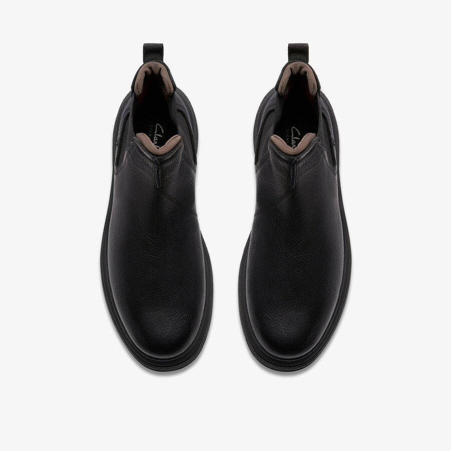 badbury easy - zwart leer