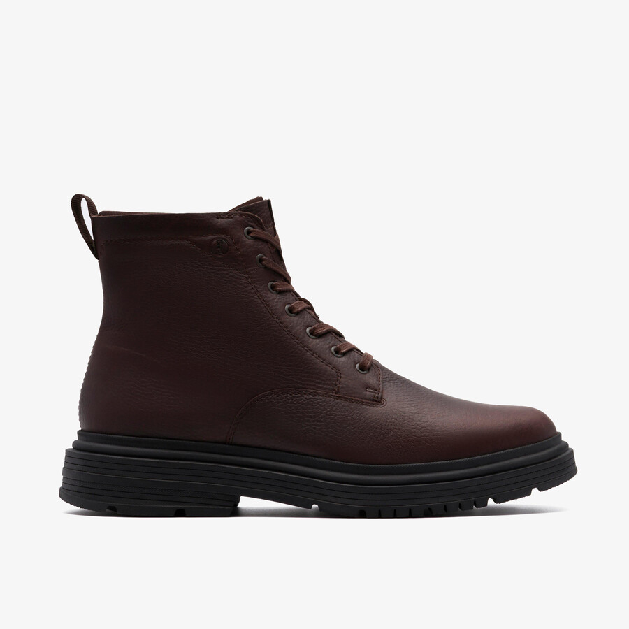badbury hi waterproof - bruin warmgevoerd leer