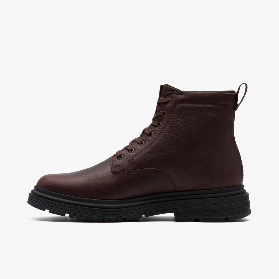 badbury hi waterproof - bruin warmgevoerd leer