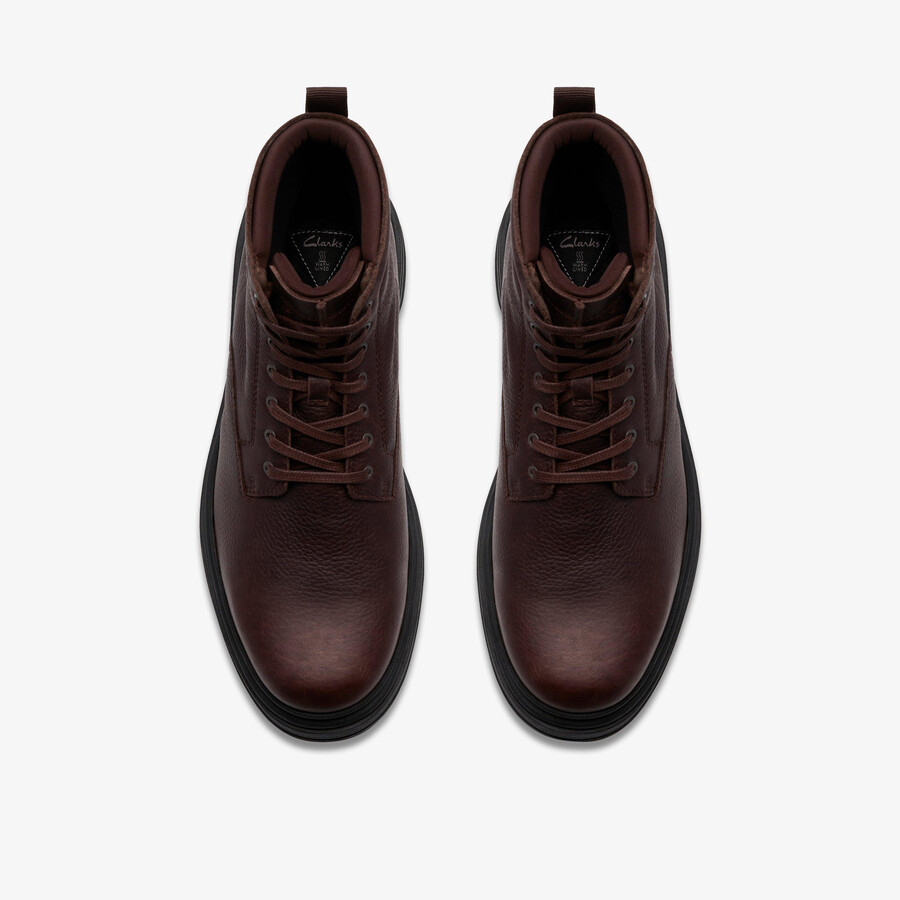 badbury hi waterproof - bruin warmgevoerd leer
