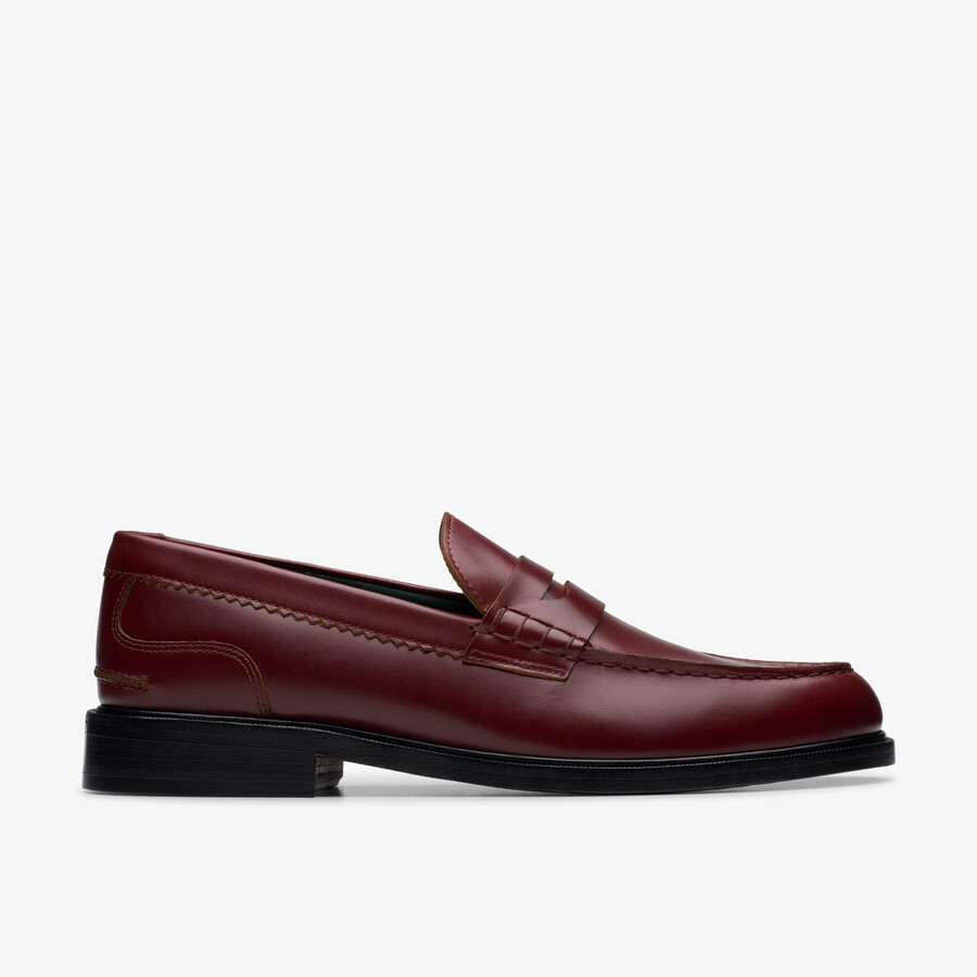 craft james lo loafers - wijnrood leer