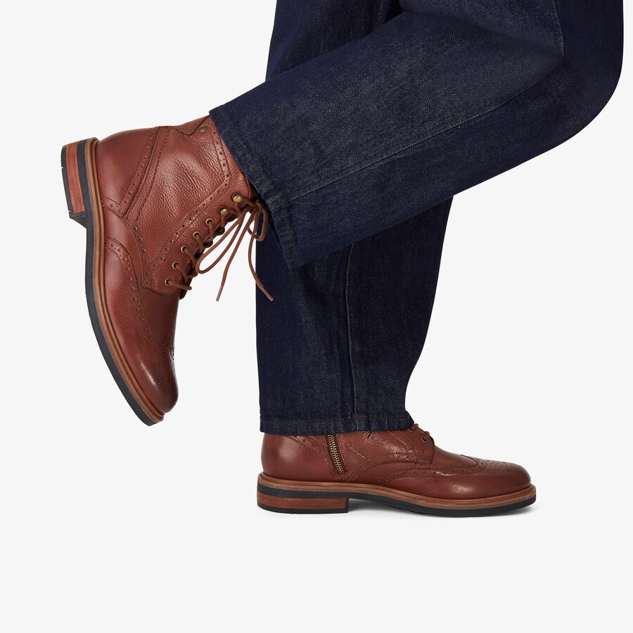newford veterlaars - middenbruin leer