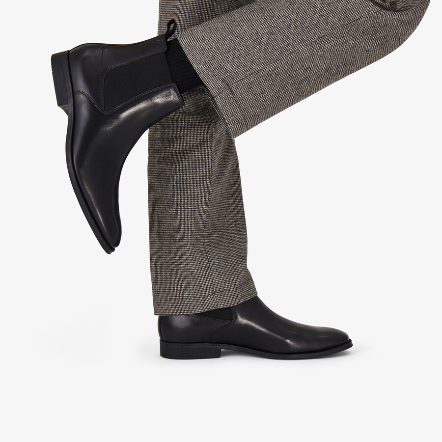paulton easy - zwart leer
