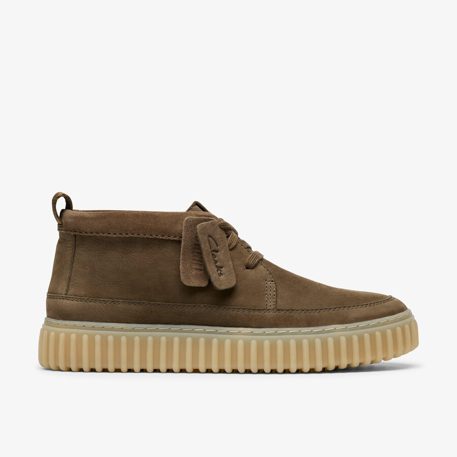 torhill lace hi - kaki nubuck