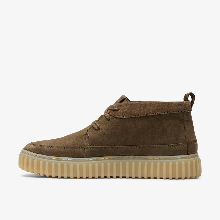 torhill lace hi - kaki nubuck