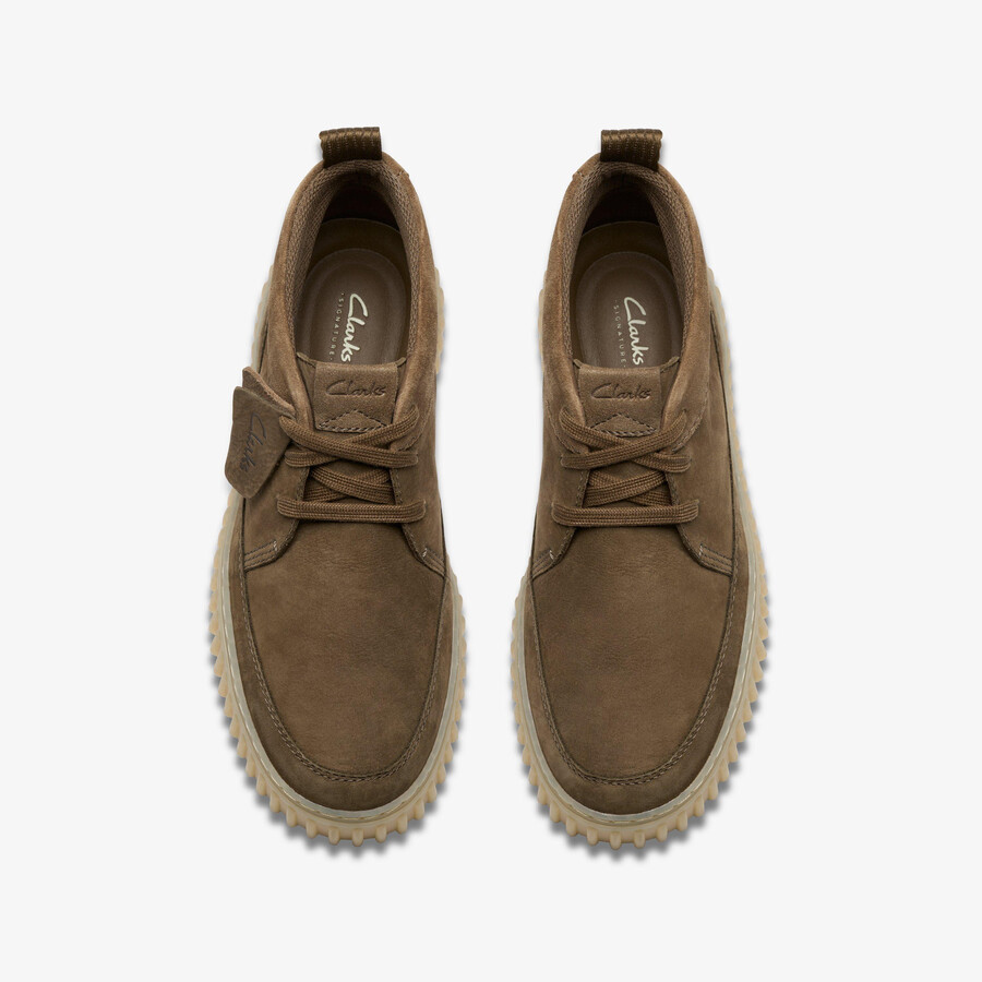 torhill lace hi - kaki nubuck