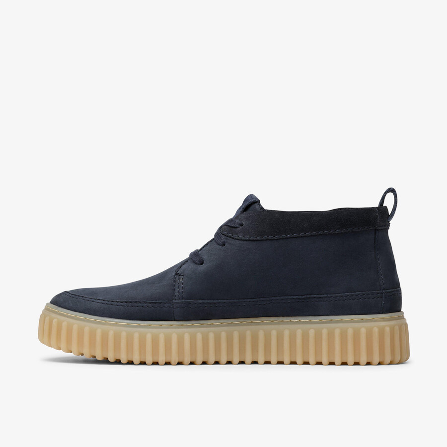 torhill lace hi - marineblauwe nubuck