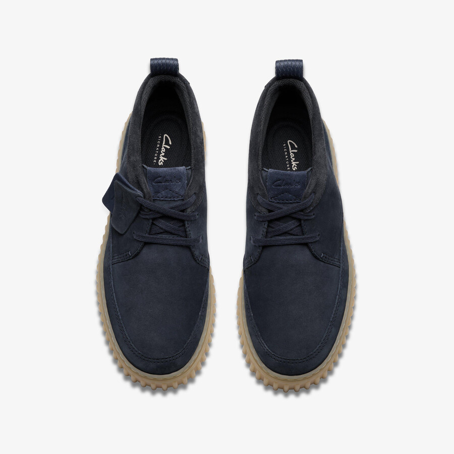 torhill lace hi - marineblauwe nubuck