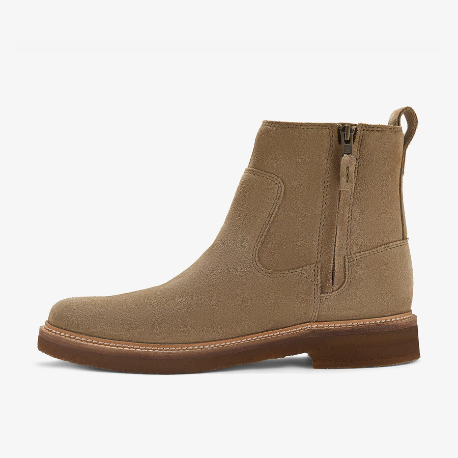 clarkdale boot - donker zandkleurig suède