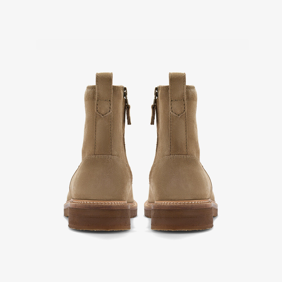 clarkdale boot - donker zandkleurig suède