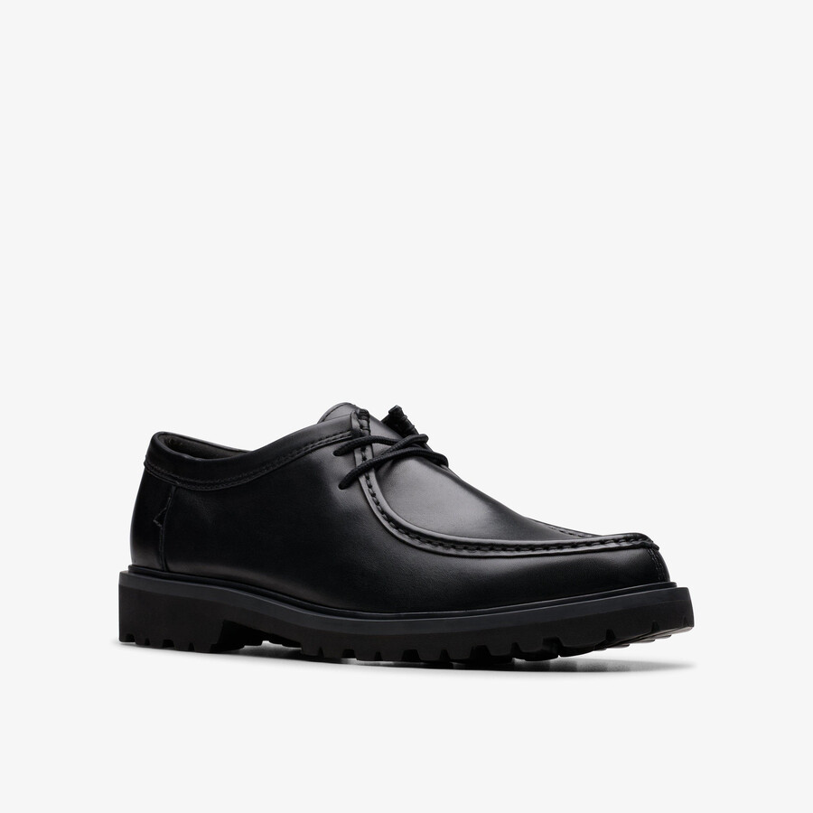 berwick seam - zwart leer