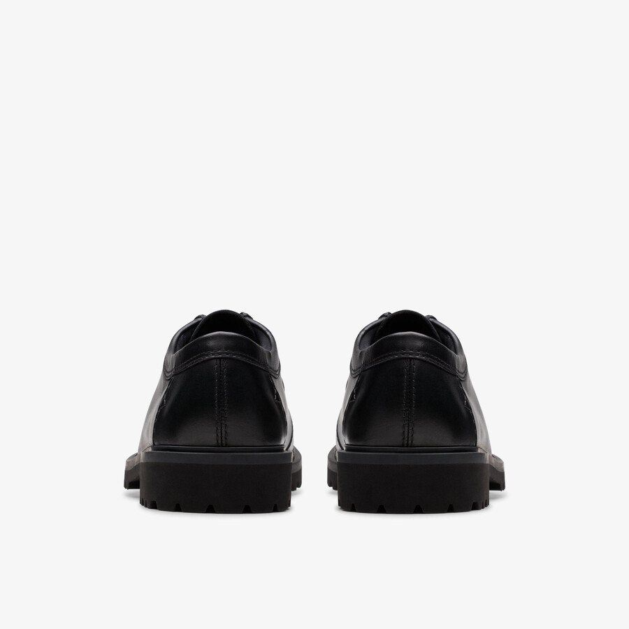berwick seam - zwart leer