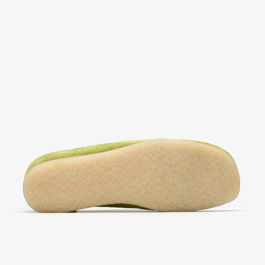 wallabee - lime suede