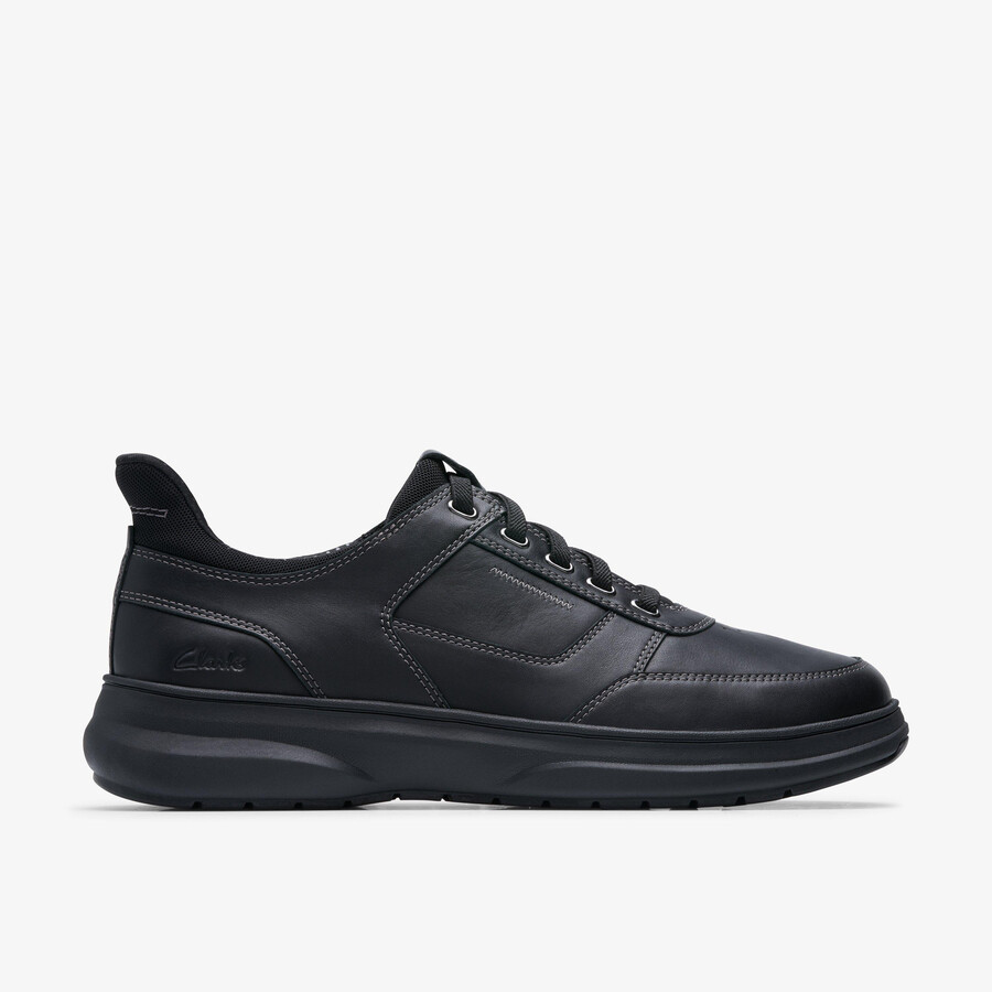 mullan easy - zwart leer