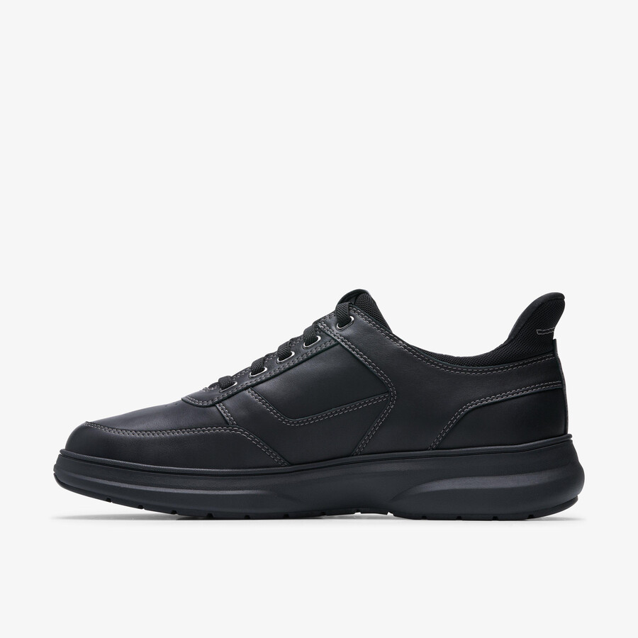 mullan easy - zwart leer