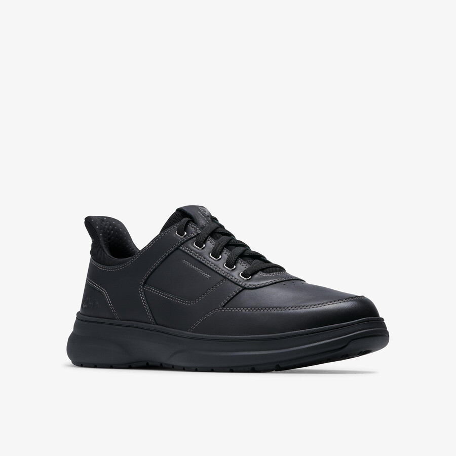 mullan easy - zwart leer