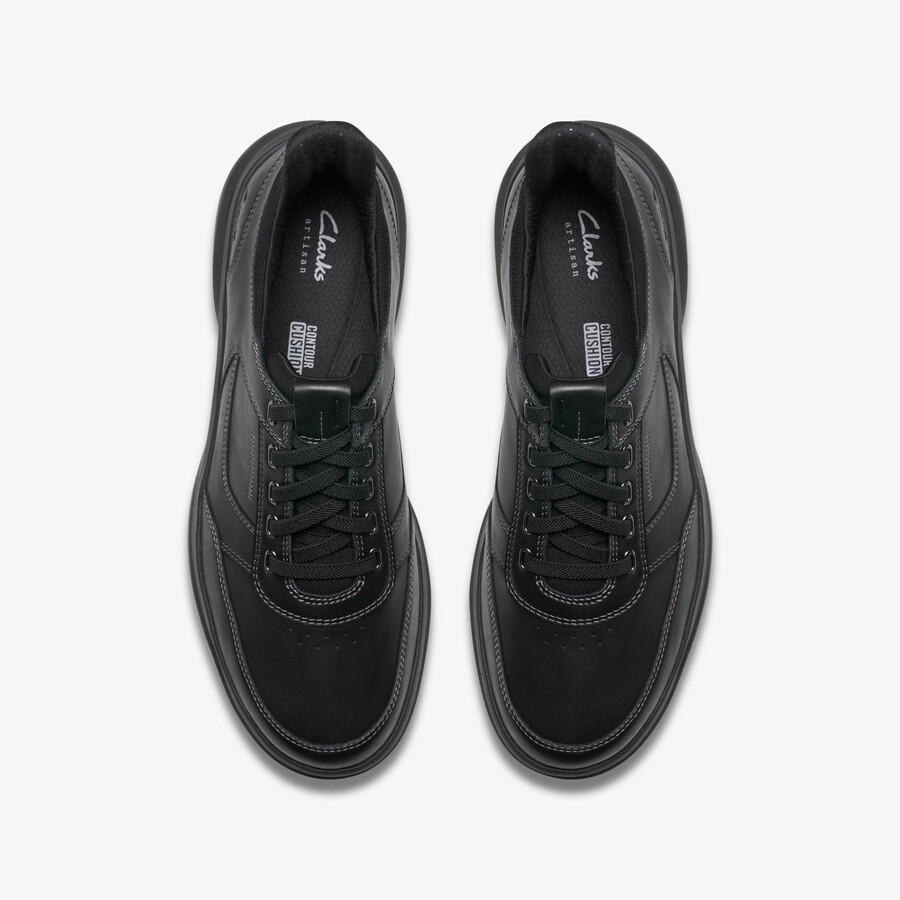 mullan easy - zwart leer