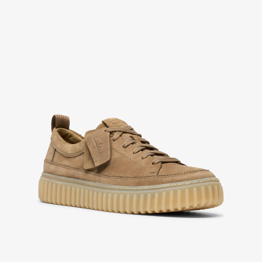 torhill lace - donker zandkleurig nubuck