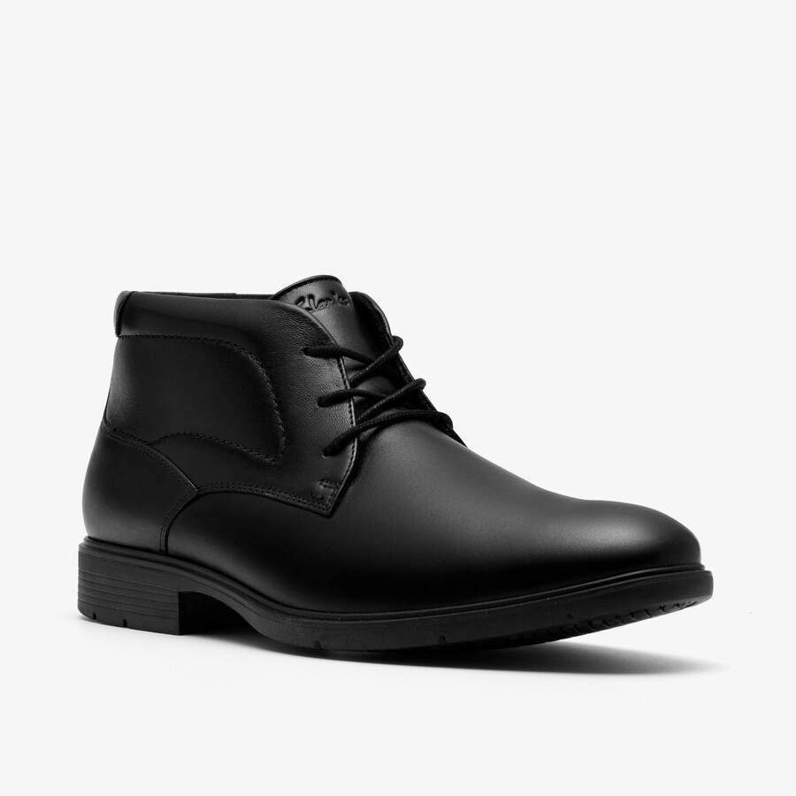 eldredge mid - zwart leer
