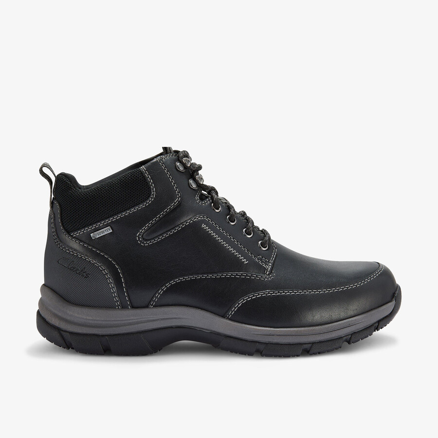 spypath hi gore-tex - zwart leer