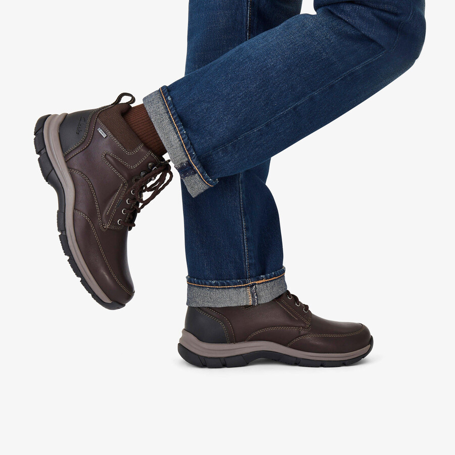 spypath hi gore-tex - donkerbruin leer