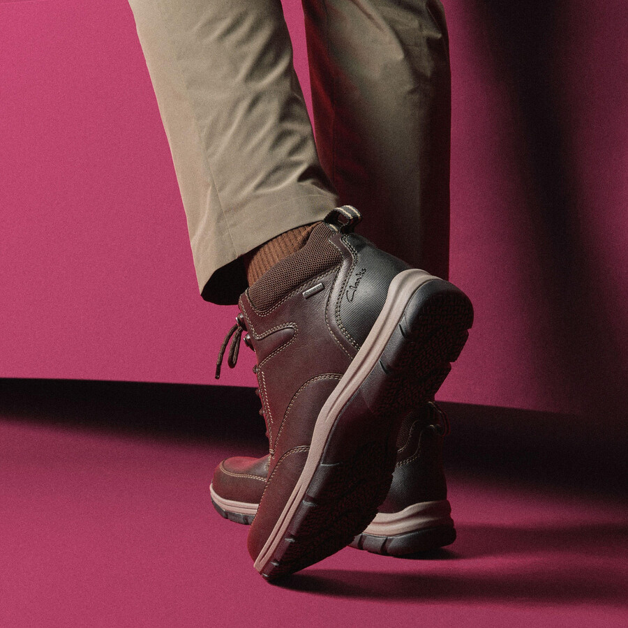 spypath hi gore-tex - donkerbruin leer
