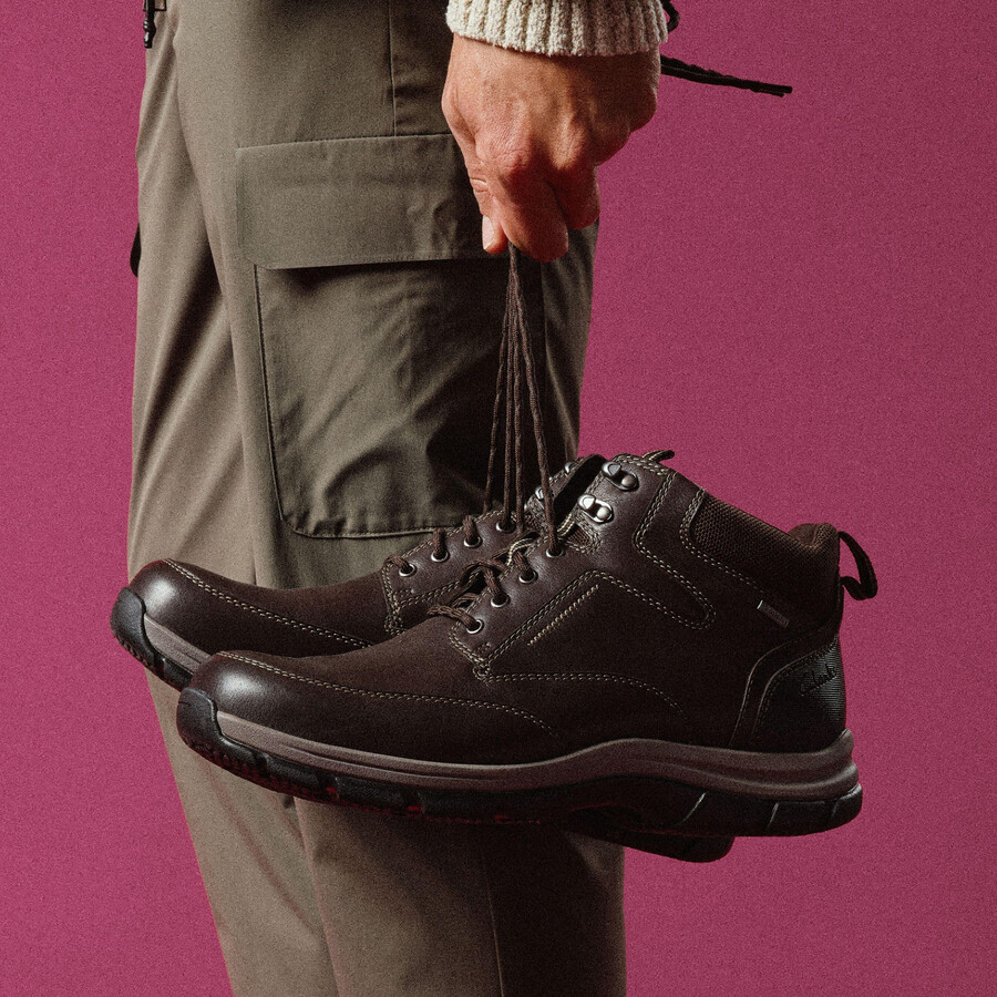 spypath hi gore-tex - donkerbruin leer
