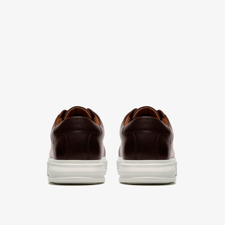 goswell stropdas - bruin leer