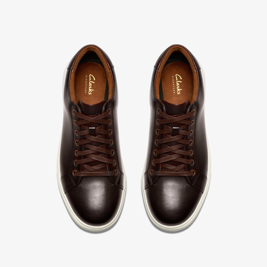 goswell stropdas - bruin leer