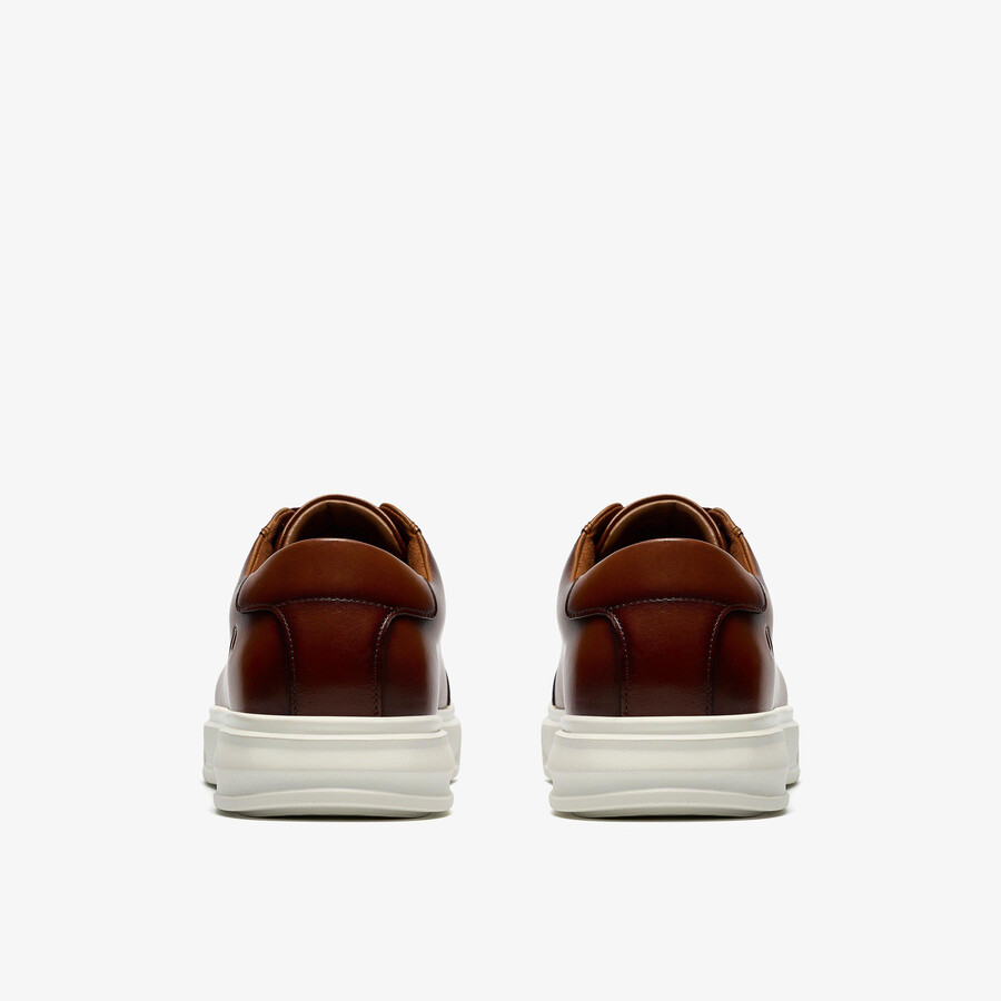 goswell stropdas - bruin leer