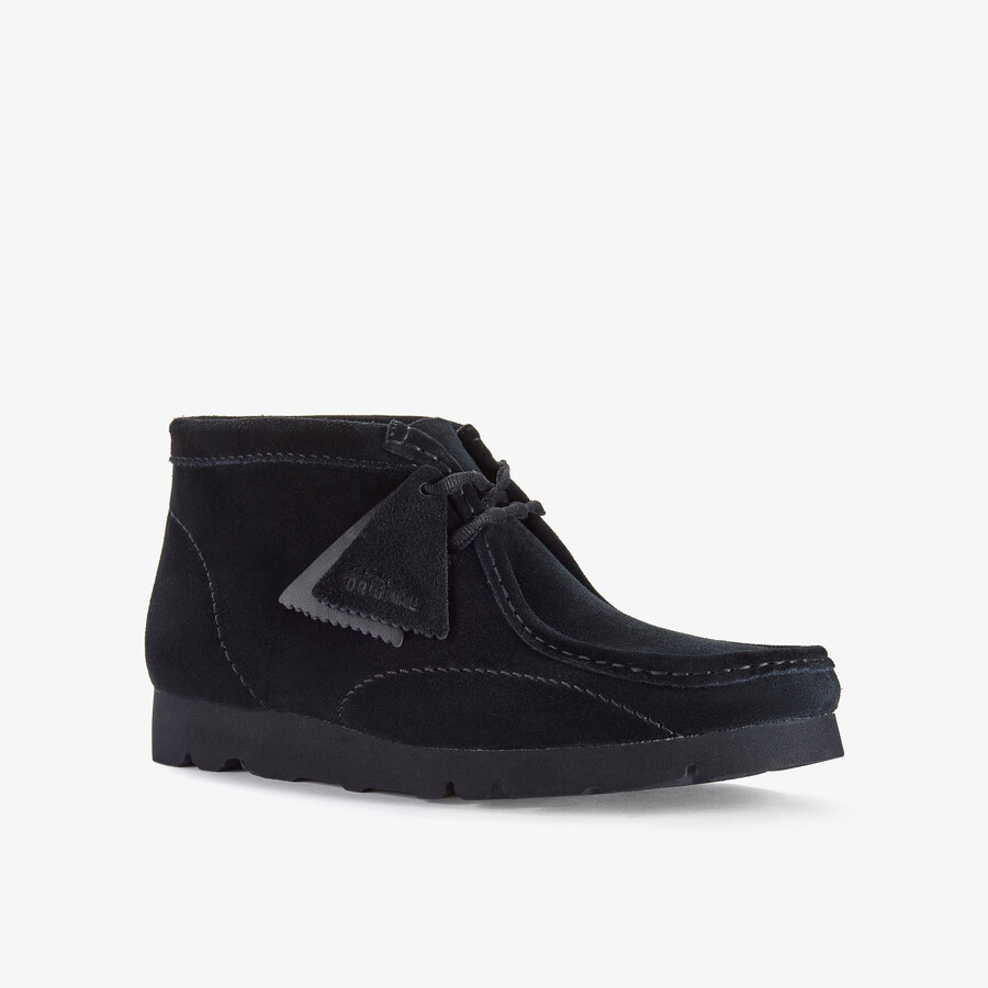 wallabee boot paf - zwart suède